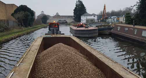 Large WHH hopper loaded with excavated material