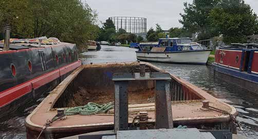 Intermediate WHH hopper being used for waterside works